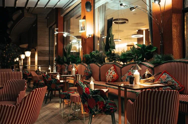 Elegant lounge atmosphere in St Julian's Malta